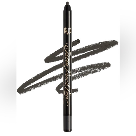 KVD Kat von D Tattoo Pencil Waterproof Long-Wear Gel Eyeliner Trooper Black - Picture 2 of 9